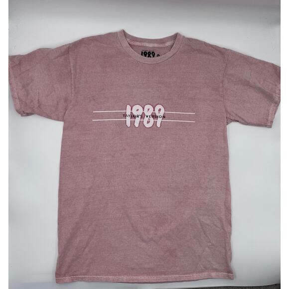 Taylor‎ Swift 1989 Pink T Shirt Size Medium - Picture 2 of 3